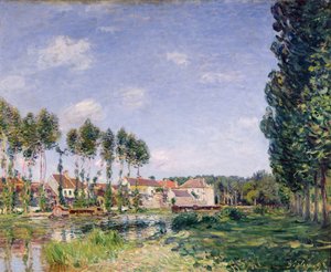 Orillas del Loing, Moret, 1892 de Alfred Sisley